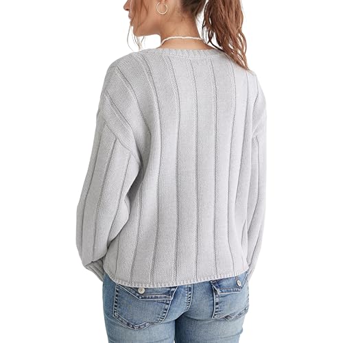 AEROPOSTALE Women's Rib V Neck Sweater3