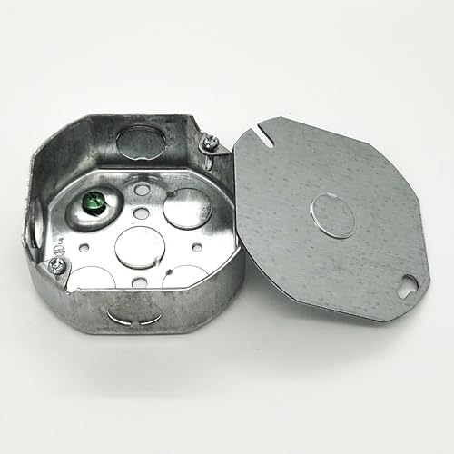 Sonilco 4 Inch Octagon Electrical Box with 3/8'...