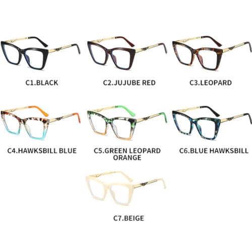 Lunettes œil de chat pour femmes stylées au bureau devant les écrans - 7