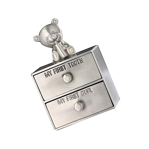 RORPOIR Baby Tooth Holder Deciduous Tooth Box Boys Girls Organizer Fetal Hair Organizer