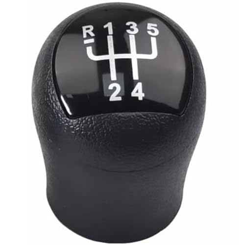TPUIZUS Black, 1Pcs Gear Bar Knob Head 5 Speed Manual Shift Handball for Renault Megane 1996-2003 for Renault Clio 1990-2006 for Renault Scenic 1999-2003