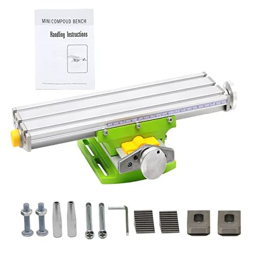 Mini Precision Milling Machine Worktable Multifunction Drill Vise Fixture Working Table (Medium (13"-3.75"))