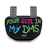 Battle Sports Novelty Football Back Plate – Hard Shell Lower Back Protector with Contoured Foam for High-Impact Protection for Youth, Kids and Adults