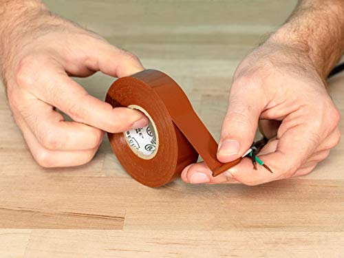 Image of Secure Brown Electrical Tape 3 /4 Inch x 66 Feet - Single Roll