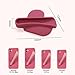 VAEKNVG 4PCS Lip Gloss Adhesive Sleeve for Cell Phone, Heart Shape Silicone Lip Phone Holder Back Stick on Case for iPhone Android Galaxy Smartphones (4 Pcs White)