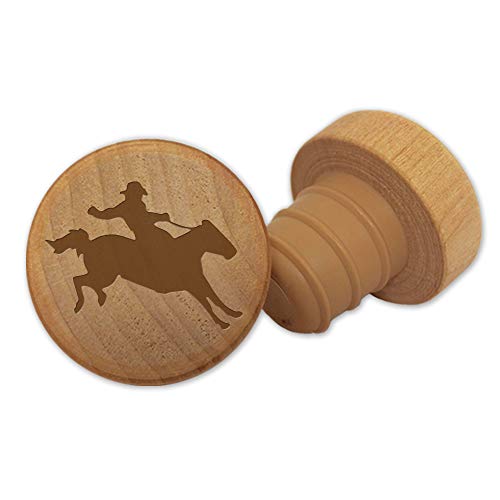 Tangico 99129 WineO Cowboy Wine Stopper Wood
