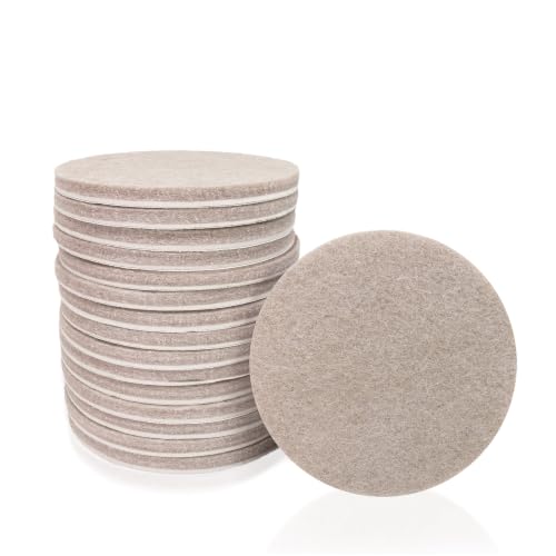 Almohadillas de fieltro resistentes de 3 pulgadas que cuidan tus suelos de madera 3