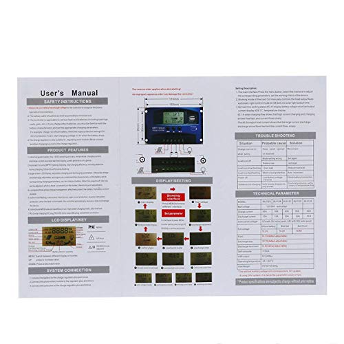 Nicoone MPPT 40A Solare Regolatore di Carica della...