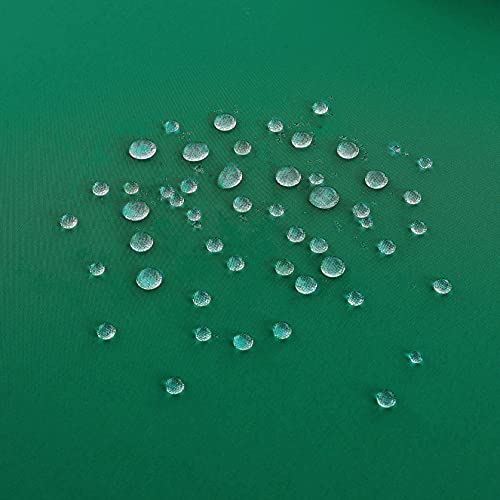 Image of FOLINS&HOME Green Rectangle Tablecloth, 52 x 70 Inch Waterproof Table Cloth | Wrinkle Free Polyester Table Cloths, Spillproof Heavy Duty and Washable Table Cover for Party, Banquet - Rectangular /Oblong