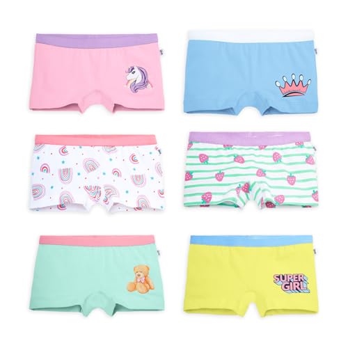 Image of YouGotPlanB Cotton Trunks for Girls | Ages 4-16 | Stretchable Trunks for Kids | Snug-Fit | Perfect for Active Girls