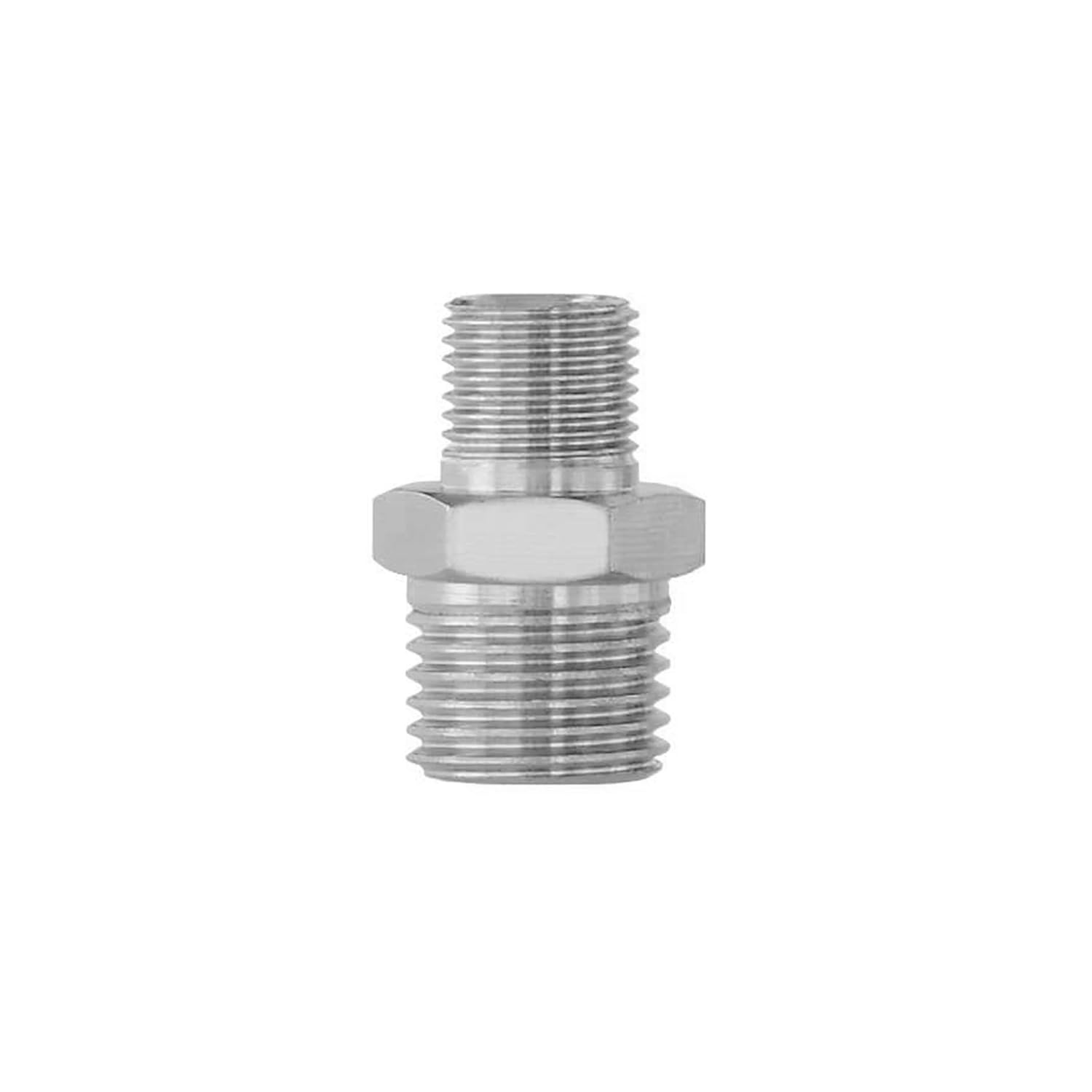 Durabl Chrome Plated Pipe Fittings – Ideal for Faucets, Showers & Valves (REDUCER NIPPLE, 3/4X1/2