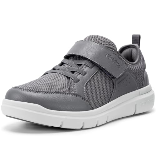 Image of FitVille Wide Diabetic Walking Shoes for Men, Lightweight Non-Slip Breathable Casual Shoes for Swollen Feet for Standing All Day