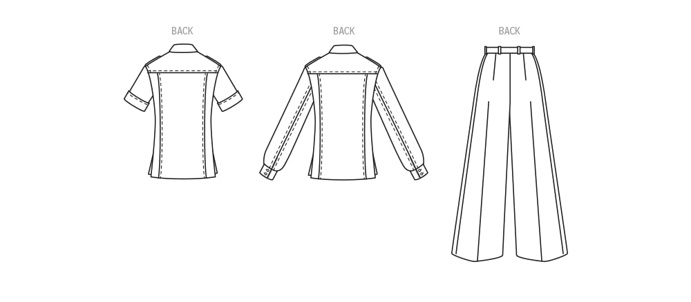 Vogue V1966B5 Misses' Jacket and Pants B5 (8-10-12-14-16), Multicolour - Image 3