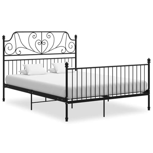 vidaXL Bettgestell Metallbett Schlafzimmer Bett Doppelbett...