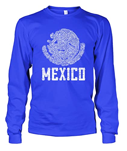 Men's Mexican Eagle Coat of Arms Mexico Long Sleeve T-Shirt