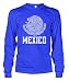 Cybertela Mexico Coat Of Arms Men's Long Sleeve T-shirt