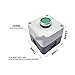 LLBZBJLXWE 1pcs LA38 Button Box Switch Green Button Controls Industrial Control Start Stop one Hole Position