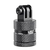 HSU Aluminum 1/4 inch 20 Camera Mount, 360 Degree Rotation Tripod Adapter Fits GoPro Hero, Sony,...