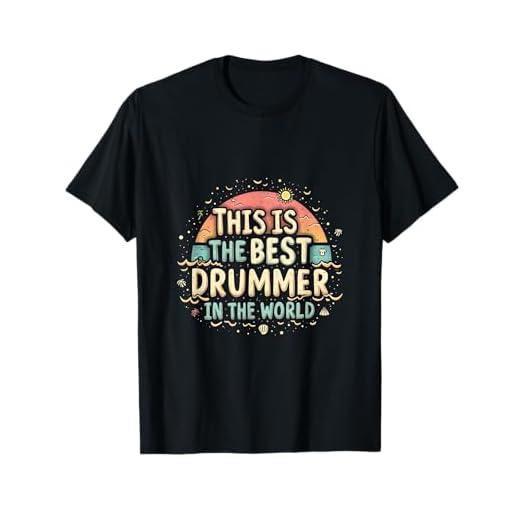 Mejor Baterista Mundo Camiseta Baterista Camiseta