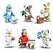 Lego Minifigures Series 28 with 12 Figures: Complete Set of Lego Minifigures Series 71051 Animals (Including Printed Tile)
