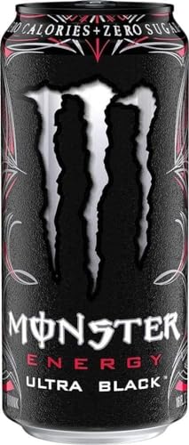 Monster Energy Ultra Black 500ml, Case of 12