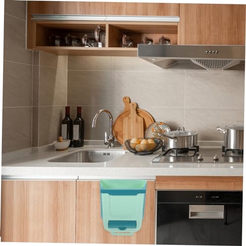 Caneca de basura plegable para puerta de gabinete, diseño ahorrador de espacio miniatura 3