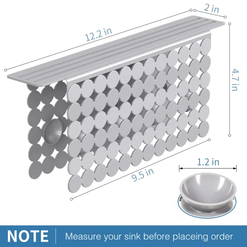 Bligli tapete protector para divisor de lavabo plástico gris miniatura 3