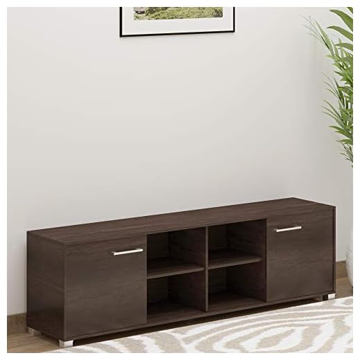 DeckUp Uniti TV Stand and Home Entertainment Unit (Wenge, Matte Finish)