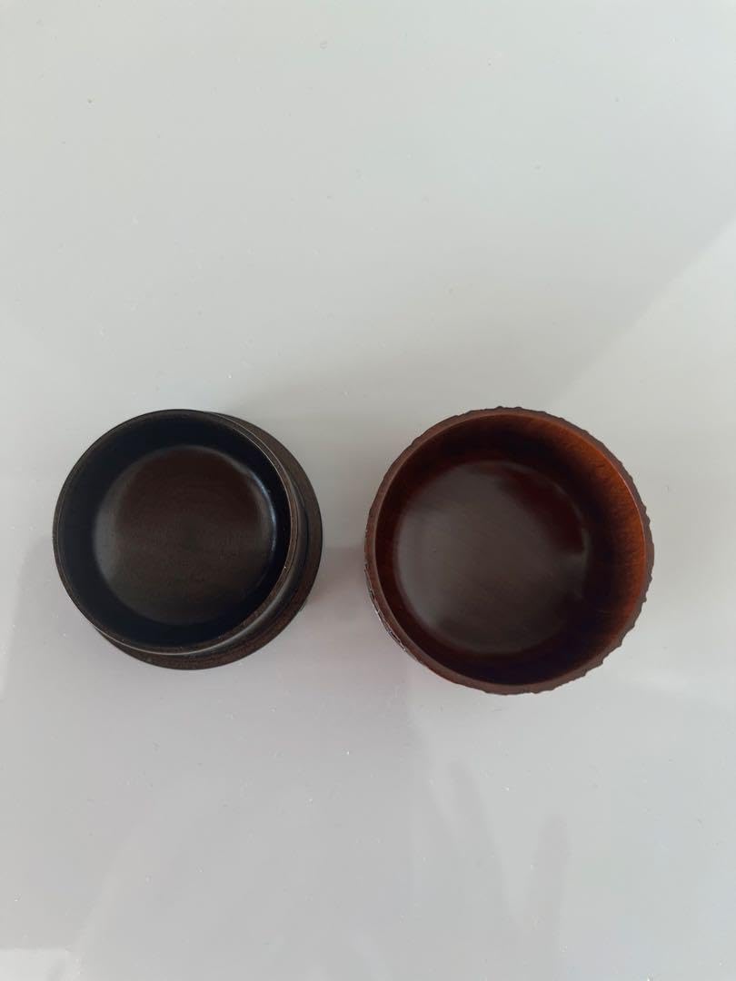 山中木製漆器 香合 螺鈿 鈴虫