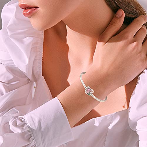 Pulsera de plata de ley antialérgica con cierre seguro de presión 2