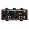 VONYX VDJ250 2-Channel Retro Rotary DJ Mixer, Analogue Mixing Desk with 3-Band EQ, Warm Sound, Phono Preamps, Multiple Inputs/Outputs, Mic Input, Booth Output, Compact DJ Gear #4