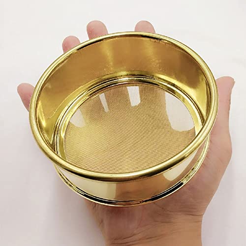 Mehlsieb aus Kupfer, 80 Maschen, für superfeine Sojamilch und Kakaopulver, Durchmesser 20 cm