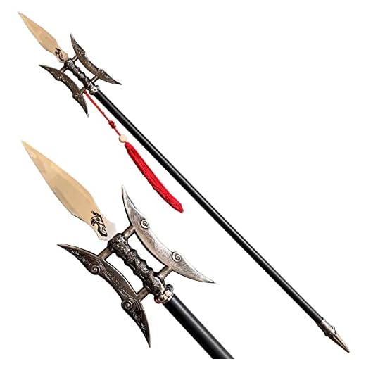 Ancient Chinese Halberd Metal Spear
