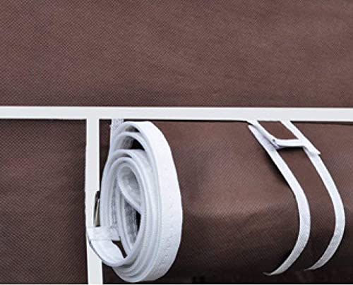 Image of GTC Collapsible Portable Foldable Wardrobe Storage Shelves Organizer for Clothes Racks Fabric Almirah Non Rustable Iron (10L, Brown) Storage Unit