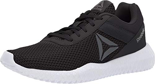Reebok Women's Flexagon Energy TR Athletic Shoe, Black/True Grey/White, 9 M US