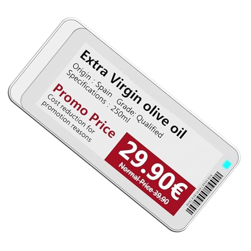 Etiqueta E Ink Inalámbrica,Señalizaciones De Control Inteligente Magnético-Eléctrico - Soportes para Etiquetas Electrónicas de Estante | para Oficinas Restaurante Garaje