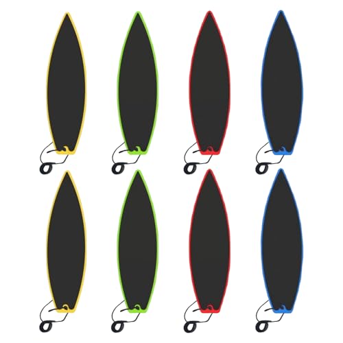 DGHEGDUI 8 Mini Punta delle Dita Tavole da Surf, Freddo Punta delle Dita Tavole da Surf, Indoor E Outdoor Pratica Tavole da Surf, Creativo per Bambini Giocattoli di Intrattenimento.