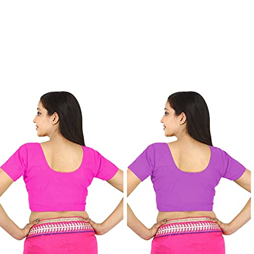 Image of Namita Women's Rubia Cotton Solid Half Sleeve Blouse