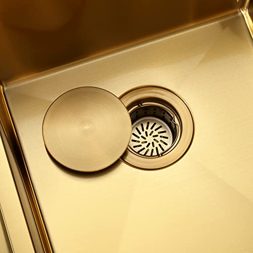 Ensamblaje de Drenaje para Fregadero de Cocina 3.5 pulg Oro miniatura 6