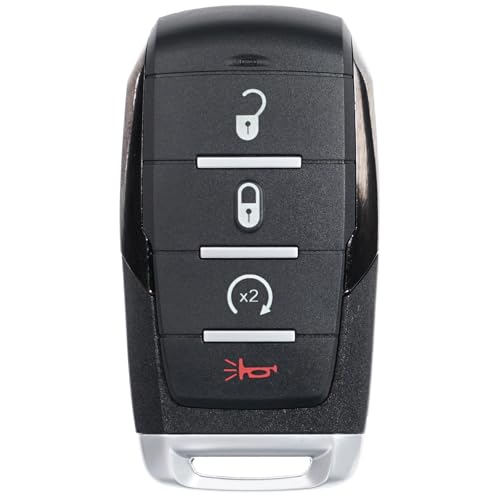 SUPALAND Proximty Smart Key Fob Replacement Fits for Dodge Ram 1500 2019 2020 2021 2022 2023 2024 Keyless Entry Remote Control OHT-4882056 68291689 68442907 68401332