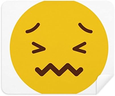 Horrible Yellow Cute Online Chat Cleaning Cloth Screen Cleaner 2pcs Suede Fabric image 2
