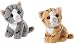 Produktbild Heunec 519923 Plüschtier, Set, Katze, grau/Gold