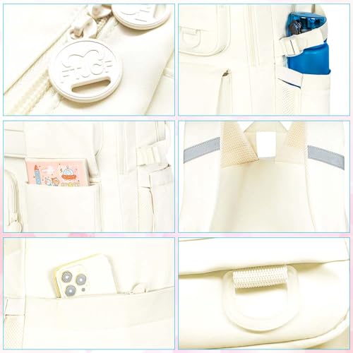 CCJPX Girls Backpack, 16 inch School Laptop Bag College Bookbag, Anti Theft Daypack for Teens Girls Students Women4