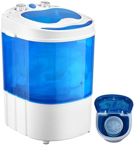 Mini Waschmaschine mit Schleuder Waschautomat bis 3 KG 2 Kammern ...