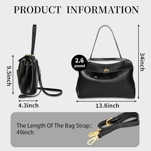 Bolsa Tote con Asa Superior para Dama 13.7 x 3.9 x 9 in miniatura 3