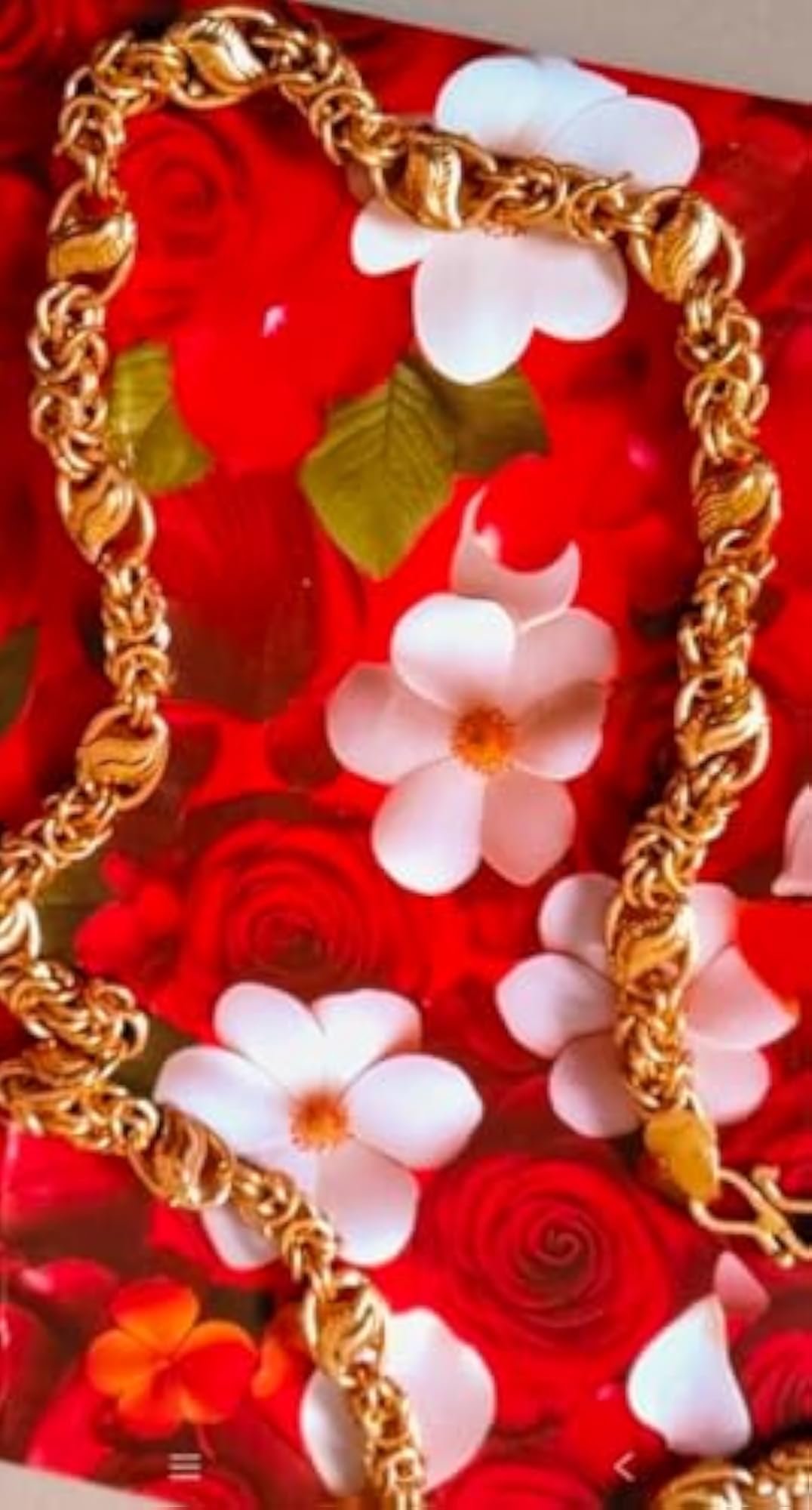 Men's Luxury Gold-Plated Twisted Rope Chain Necklace