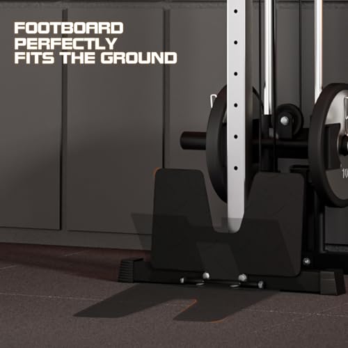 Wall Mount Cable Machine, LAT Pulldown Machines with 19 Positions Dual Pulley System, Cable Crossover Machine with Adjustable Footplate, Weight Workout Equipment Home Gym Station