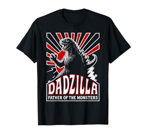 Vintage Dadzilla Father Of The Monsters Mens Fathers Day T-Shirt