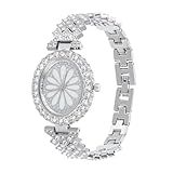 Healeved Orologio da Polso Design Raffinato Donna in Metallo Argento e Leggero Adatto a Vari Abiti per Quotidiano e Occasioni Speciali