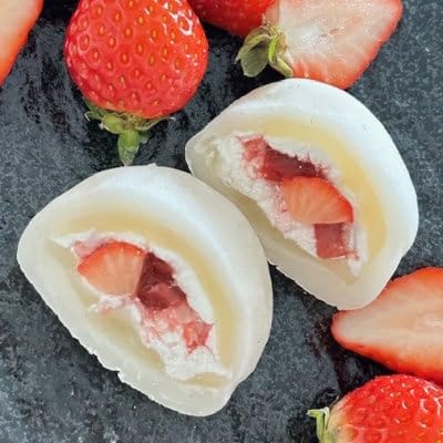 (冷凍6個)フルーツ専門店が作るイチゴクリーム大福